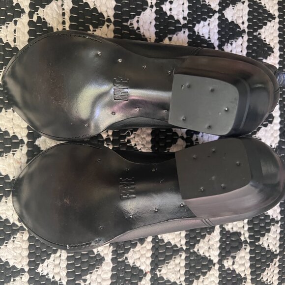 Frye Sacha Chelsea Bootie in Black Leather - Picture 6 of 6